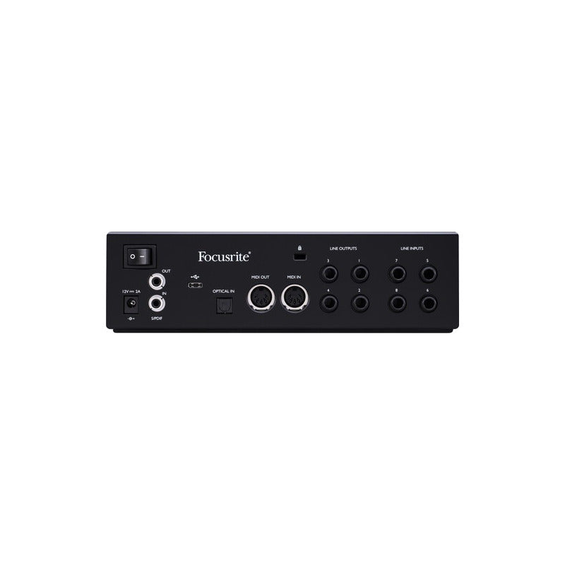 Focusrite Clarett+ 4pre 18x8 Usb Type-c Interfaz De Audio Rojo