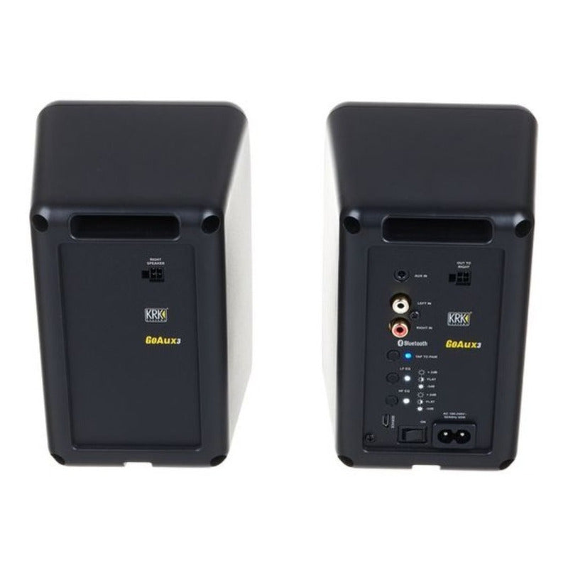 Krk Goaux 3 Monitores De Estudio Par Negro