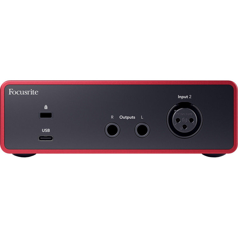 Focusrite Scarlett Solo Usb-c Audio Interface 4th Gen Rojo