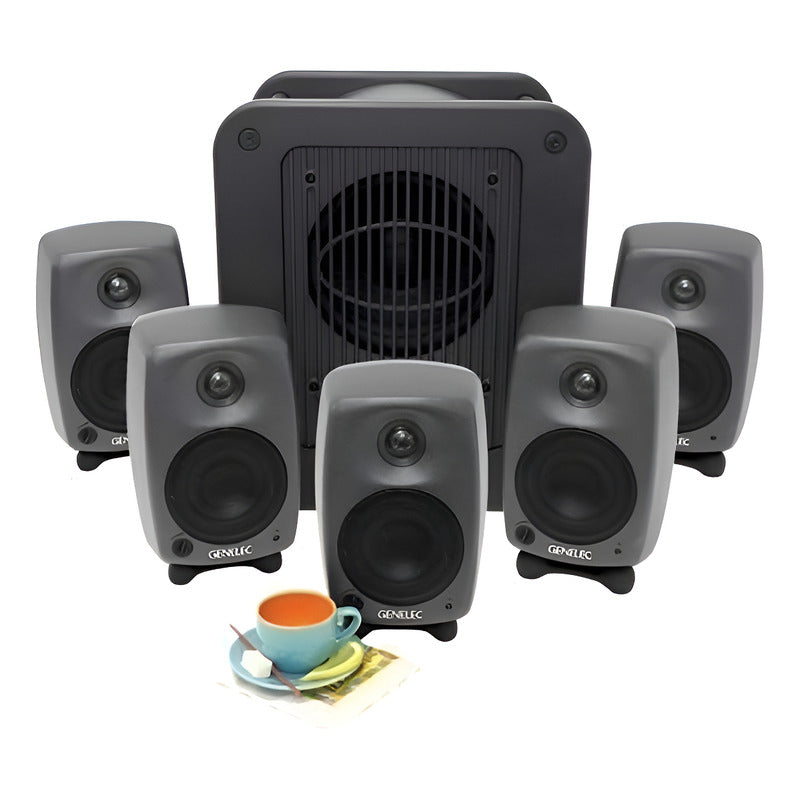 Genelec 8020.lse Espresso 5 Monitores 4 PuLG + Subwoofeer 110v Negro