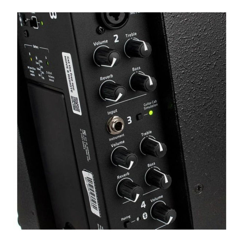 Hk Audio Premium Pro Move 8 Parlante Preamp (con Bateria) Negro