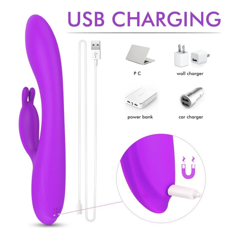 Phanxy Rabbit G Vibrador Spot Con Función De Calefacción