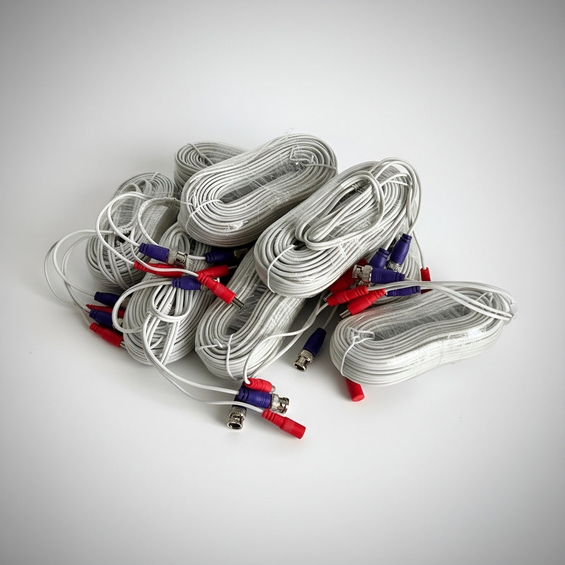 Swann Cable Coaxial Bnc + Alimentación 18 Mts Para Camara 18 Mts
