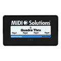 Midi Solutions Quadra Thru Interfaz Midi 1x4 Negro