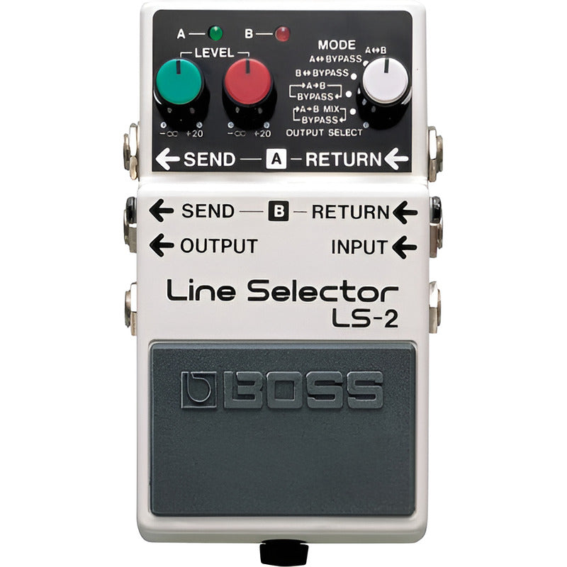 Boss Ls-2 Pedal Line Selector Blanco
