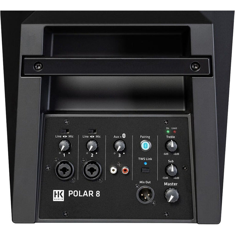 Hk Audio Polar 8 Parlante Array Portatil Bt Negro 110/220v