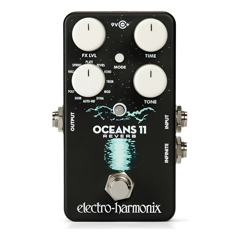 Electro-harmonix Oceans 11 Pedal Multi Fx  Guitarra Reverb Negro