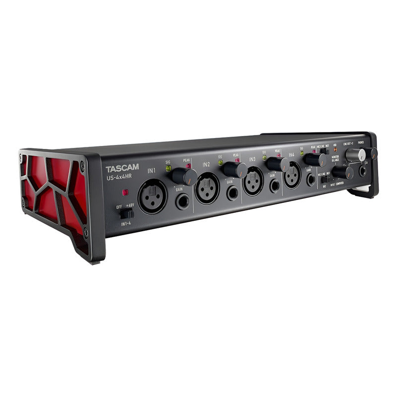 Tascam Us-4x4hr Interfaz De Audio Negro/rojo