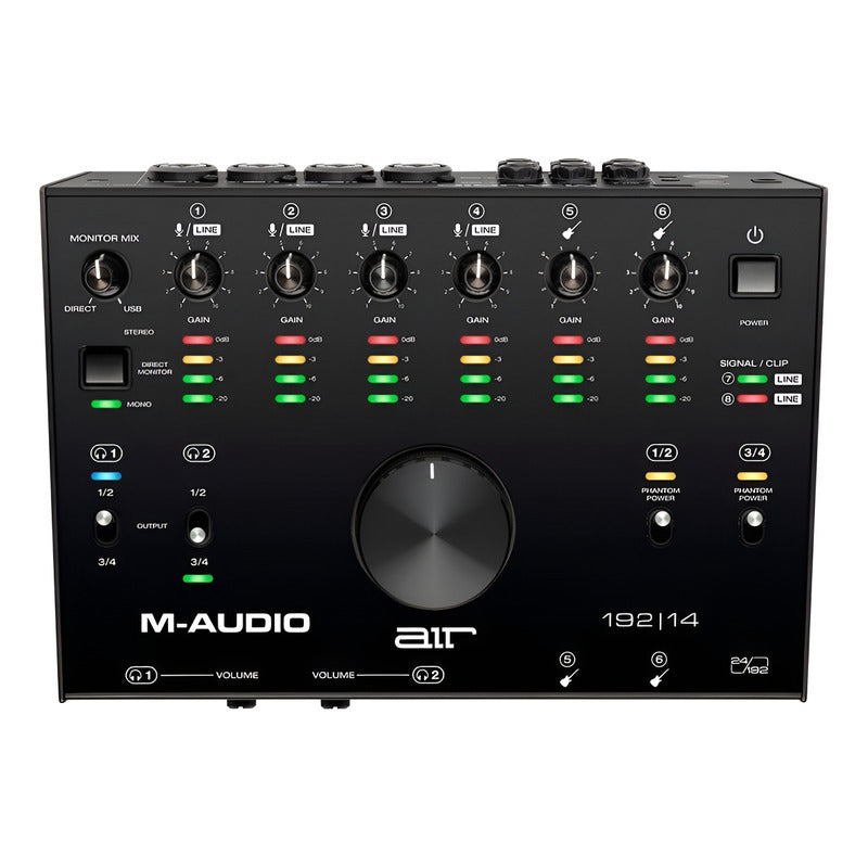 M-audio Air 192x14 Interfaz Audio Usb C  Negro 110/220v