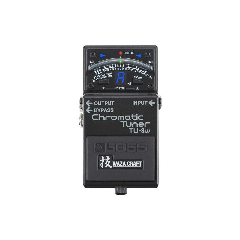 Boss Tu-3w Waza Craft Chromatic Tuner Pedal Negro