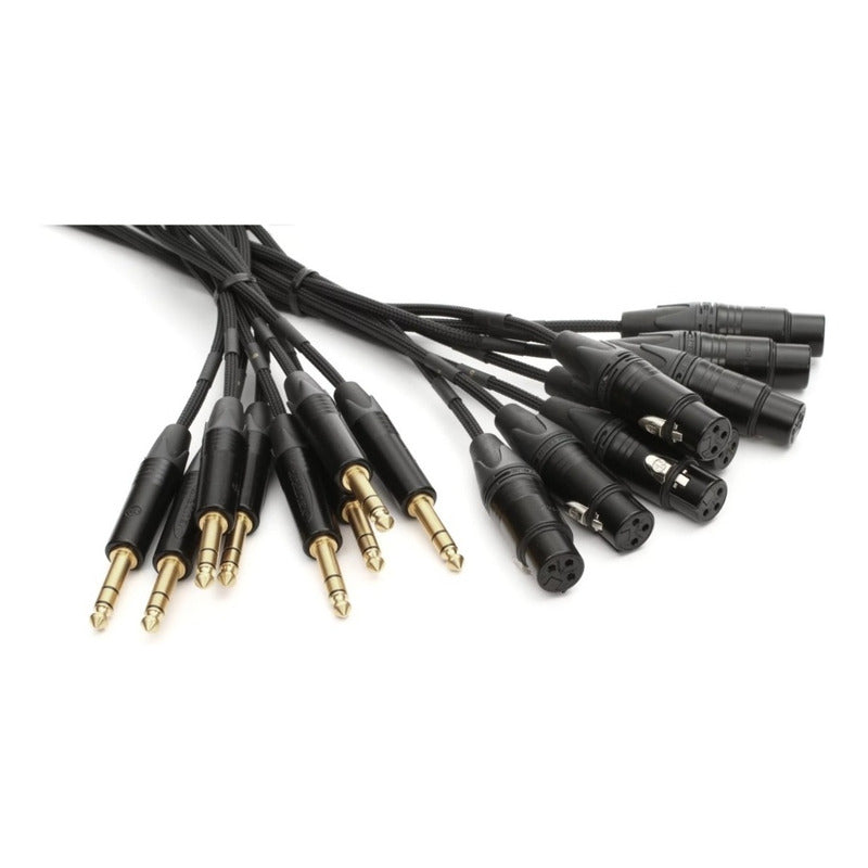 Mogami Gold 8-channel Xlrf To Trs Snake 25ft