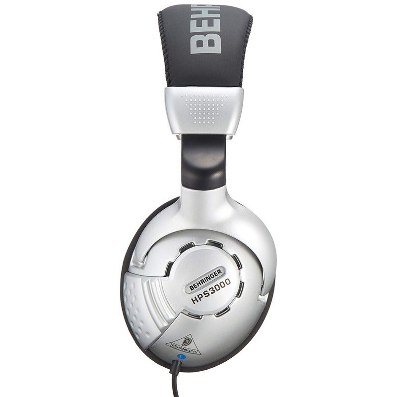 Behringer Hps3000 Audífonos Cerrados Para Estudio Negro/plateado