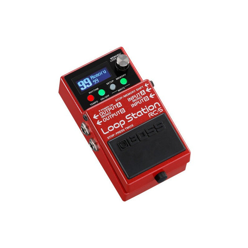 Boss Rc-5 Pedal Loop Station Compact Phrase Recorder Rojo
