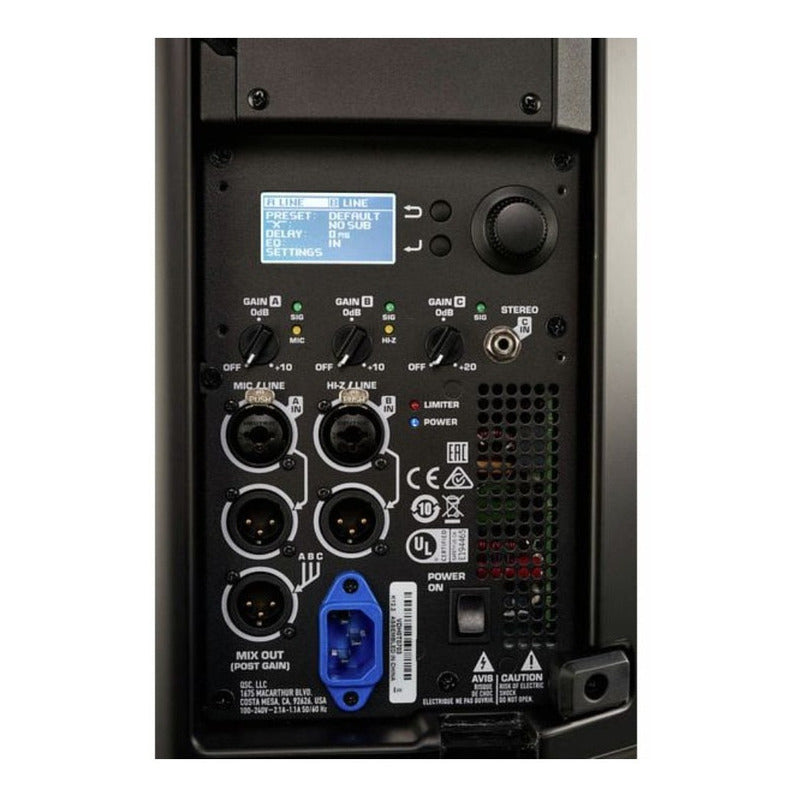 Qsc K 12.2 Parlante Preamplificada Negro