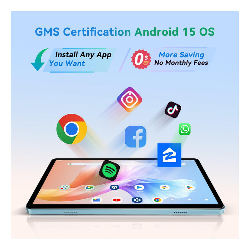 Svitoo 10  Gen1 Tablet Android 15 Octa Core 12 Gb Ram 128 Gb Azul