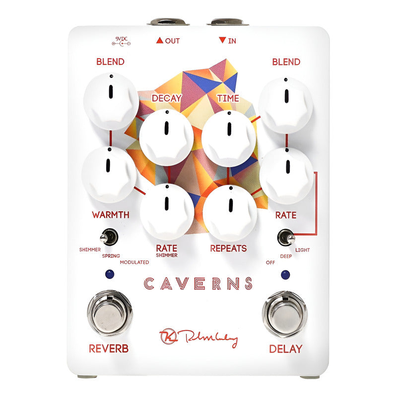 Keeley Caverns V2 Pedal De Efectos Delay Reverb Blanco