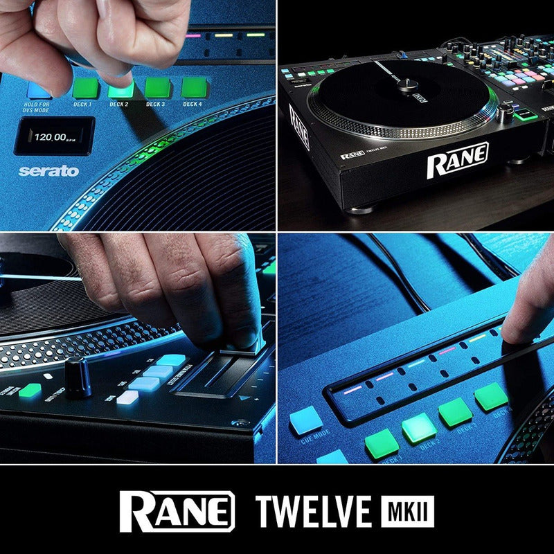 Rane Twelve Mk2 Controlador Dj Motorizado Tipo Vinilo Negro
