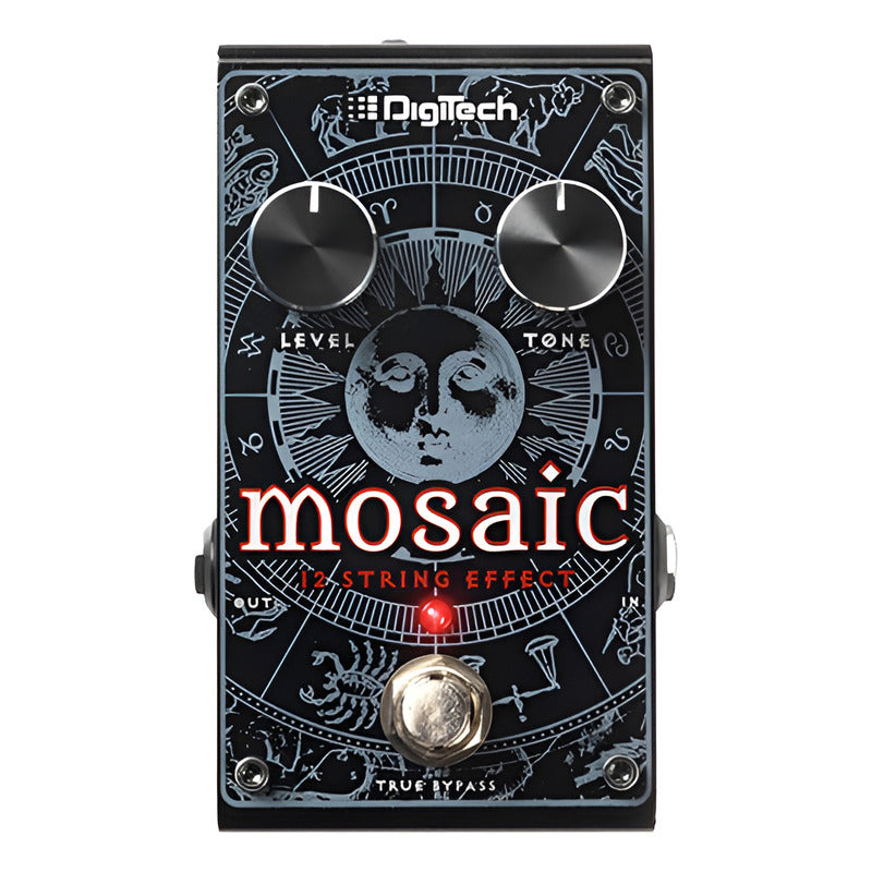 Digitech Mosaic Polyphonic 12-string Effect Pedal Negro