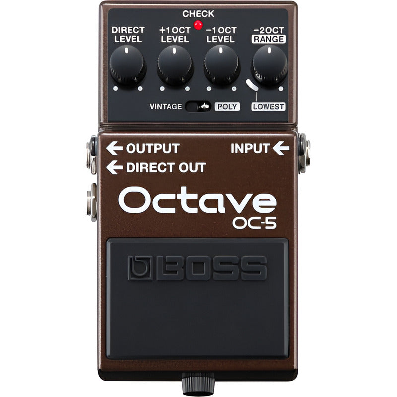 Boss Oc-5 Pedal De Efectos Octave Marrón