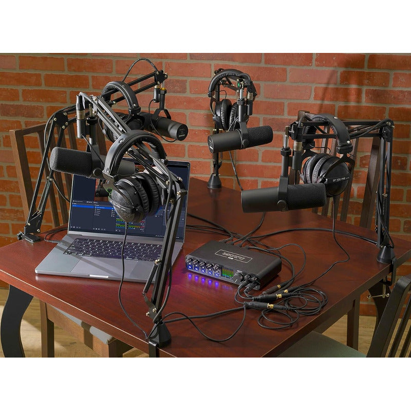 Motu M6 Interfaz De Audio Midi Usb-c 6x4 192 Khz 24 Bit Negro