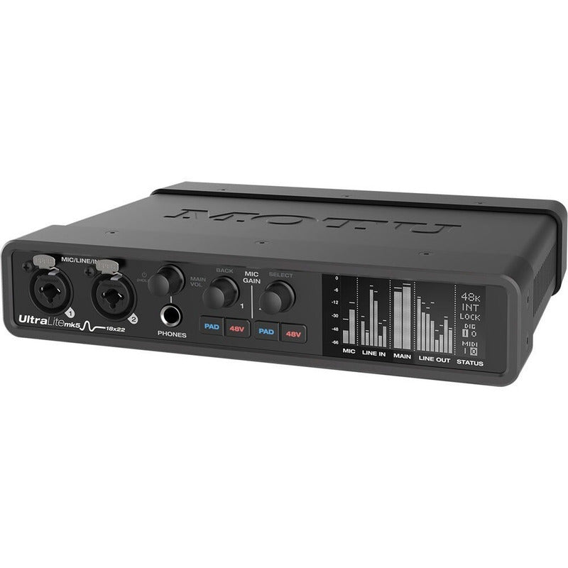 Motu Ultralite-mk5 Interfaz De Audio Usb C Negro