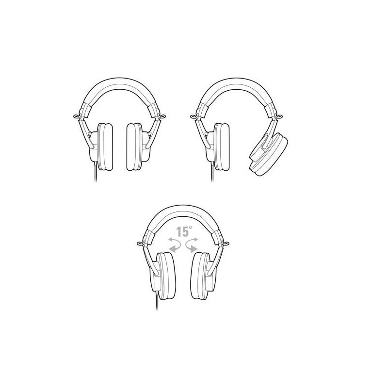 Audio-technica Ath-m20x Audifonos Estudio Cerrados Negro