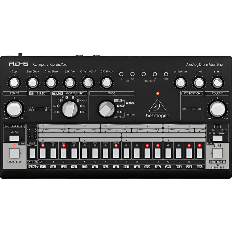 Behringer Rd-6 Bk Drum Machine Analoga Negro