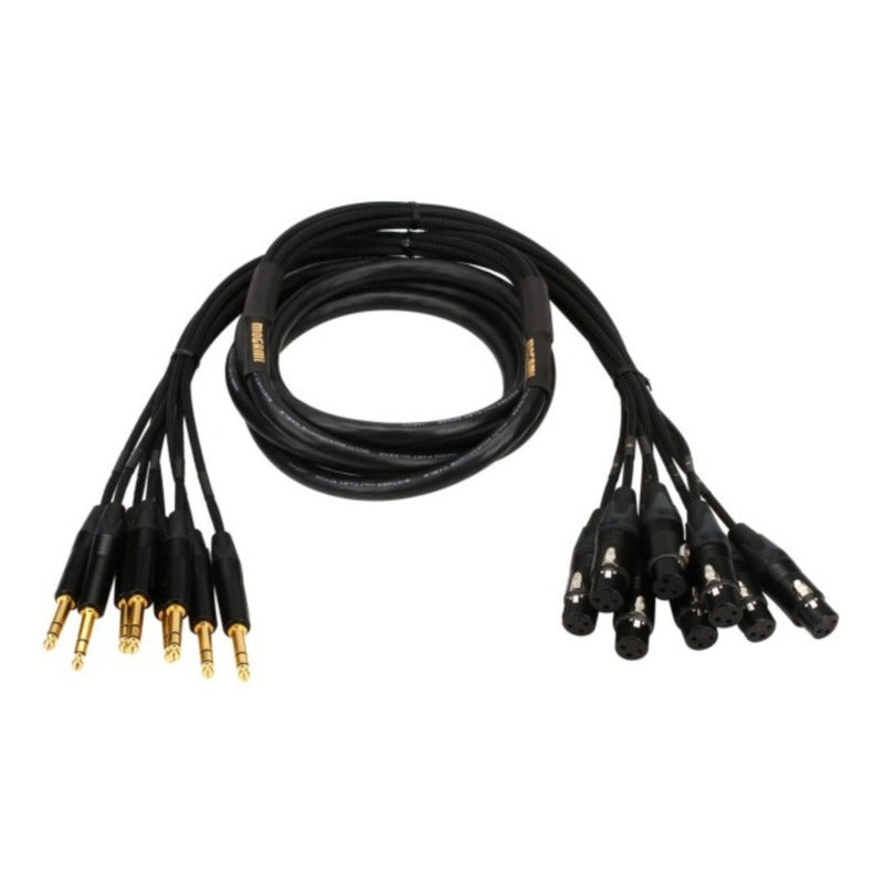 Mogami Gold 8-channel Xlrf To Trs Snake 10ft