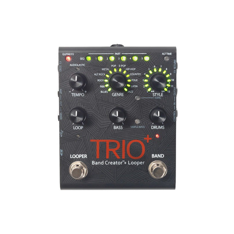 Digitech Trio+ Band Creator Pedal With Built-in Looper Negro