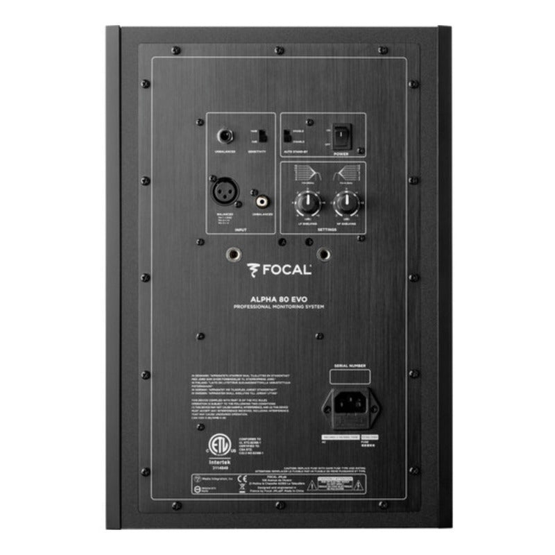 Focal Alpha 80 Evo Monitor De Estudio  Negro