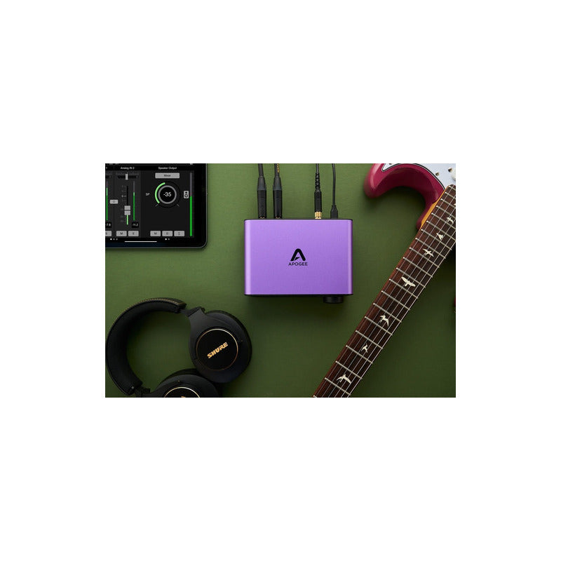 Apogee Electronics Boom Interfaz De Audio 2x2 Usb C Morada