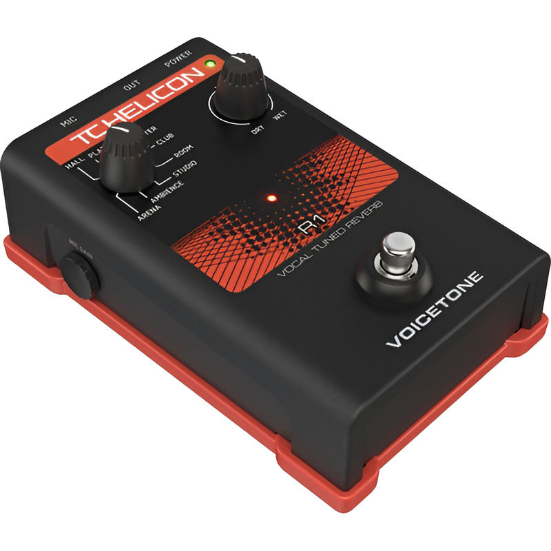 Tc Helicon Voicetone Single R1 Vocal Tuned Reverb Negro