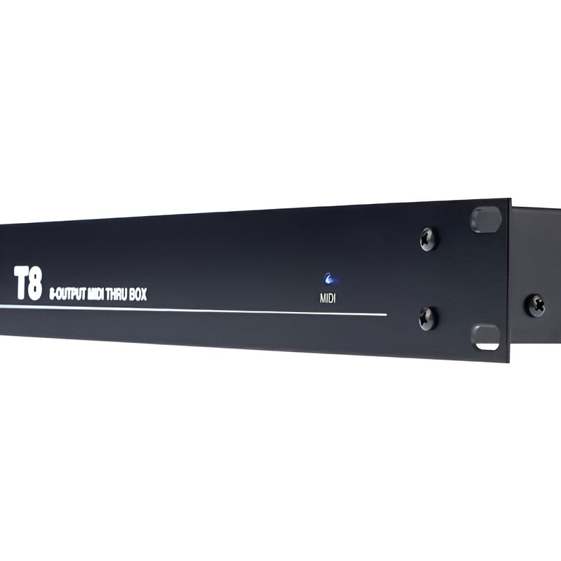 Midi Solutions T8 Thru Interfaz Midi 1x8 Negro