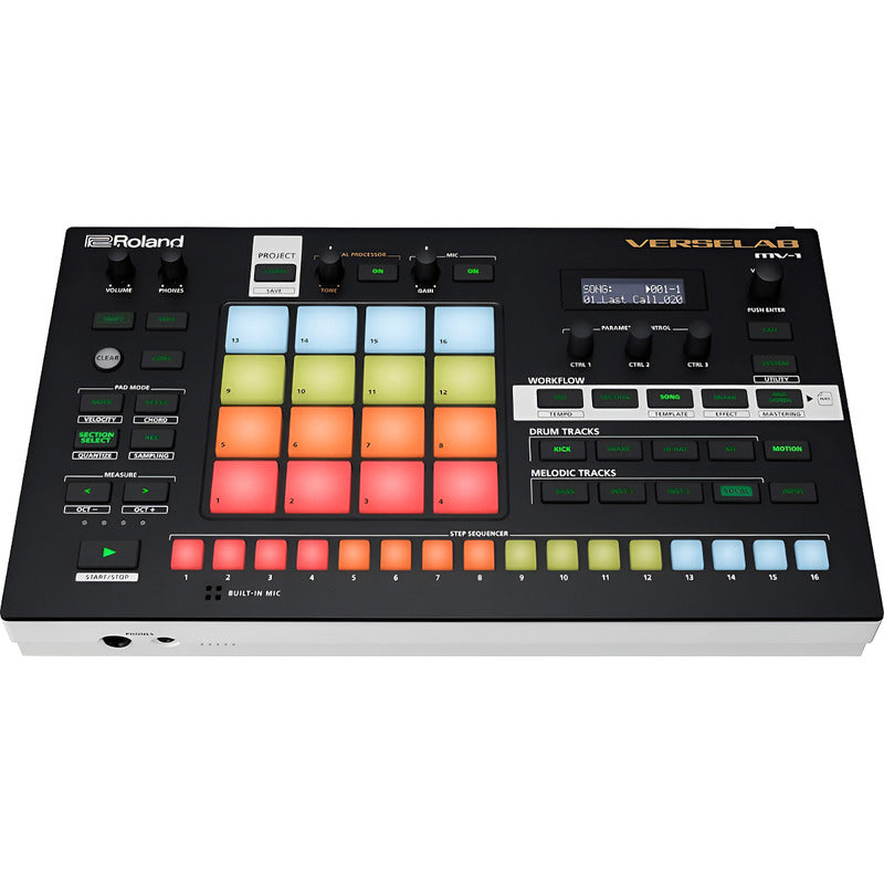 Roland Verselab Mv1 Controlador Para Produccion Musical Negro