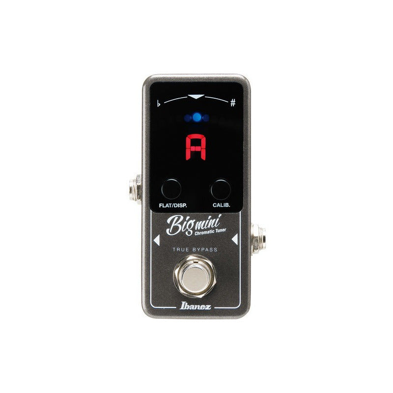 Ibanez Bigmini Mini Chromatic Pedal Tuner Silver Gris