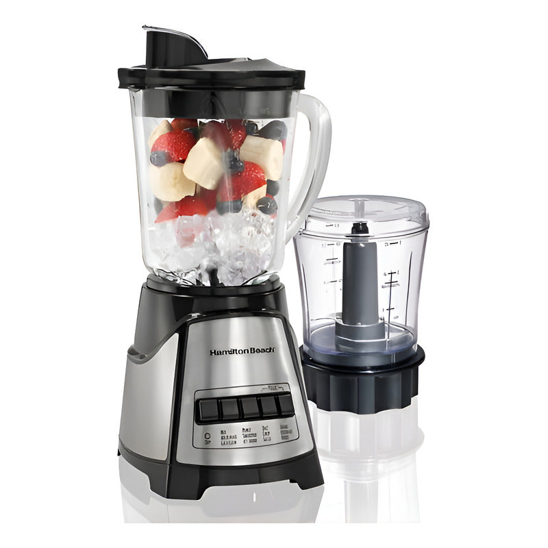 Hamilton Beach Power Elite 58148 Licuadora 2 En 1 Negro/inoxidable