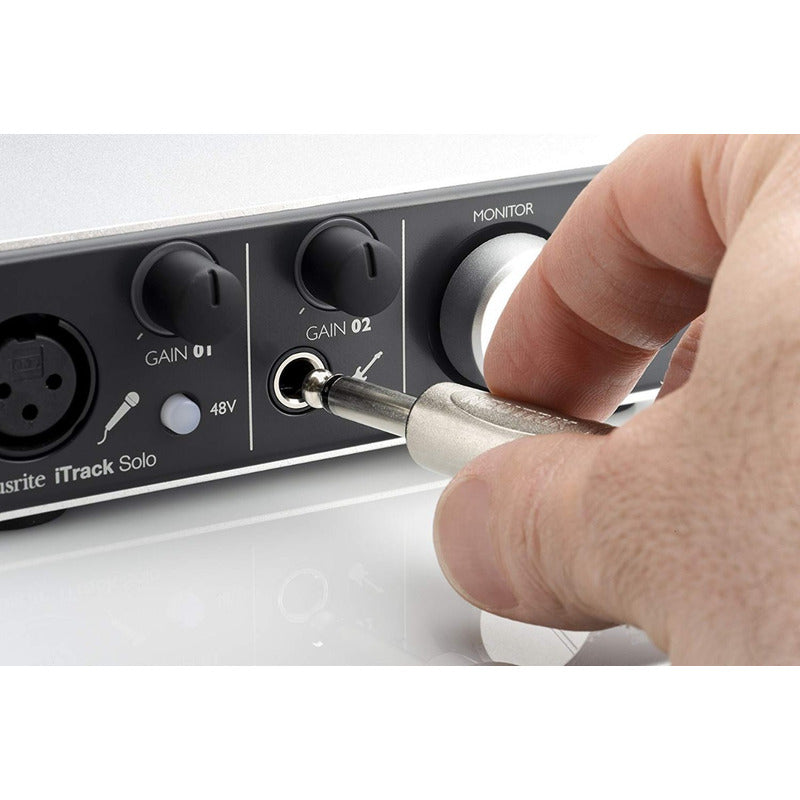 Focusrite Itrack Solo Interfaz Audio iPad Mac Y Pc Blanco