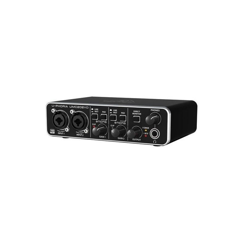 Behringer U-phoria Umc 202 Hd Interfaz De Audio Midas Negro