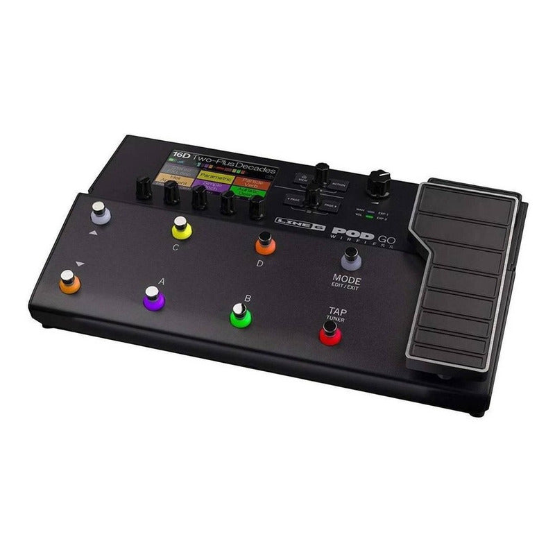 Pedal De Efecto Line 6 Pod Go Wireless  Negro Negro