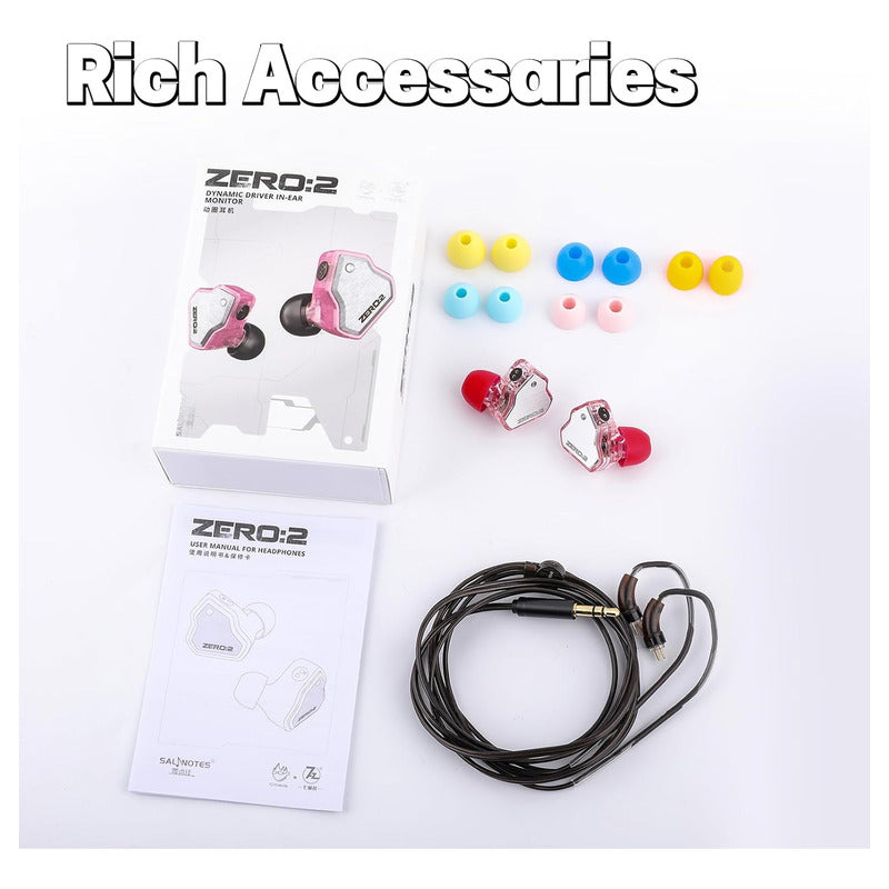 Linsoul 7hz X Crinacle Zero:2 Audifonos In Ear Rosa