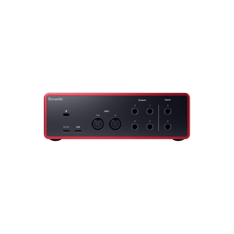 Focusrite Scarlett 4i4 4g Nueva 2i4 Interfaz De Audio Usb-c Rojo