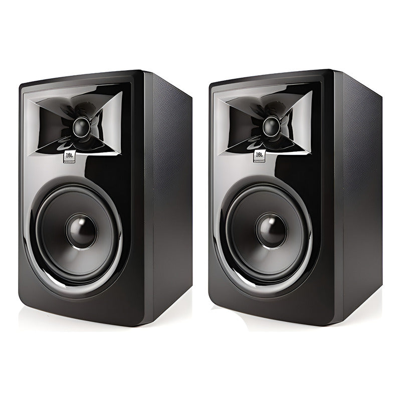 Jbl 305p Mk2 Monitores Estudio 5 Par -  Negro Mate