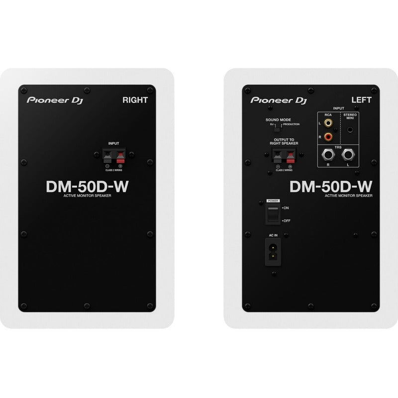 Pioneer Dj Dm-50d Blanco 110v White