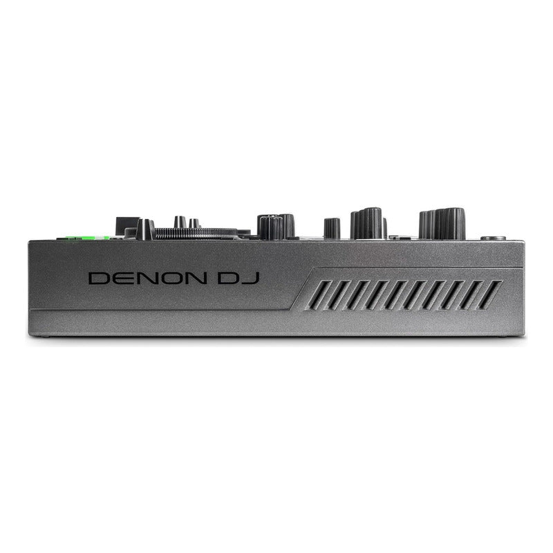 Denon Dj Prime Go + Plus Controlador Dj Recargable 2 Canales Gris