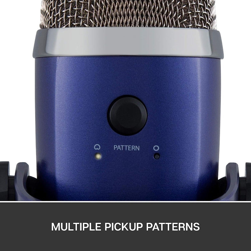 Blue Yeti Nano Micrófono Condensador Streaming Grabacion Vivid Blue