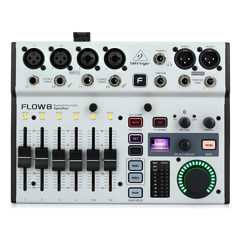 Behringer Flow8 Mixer Digital Bluetooth 8 Canales  110/220