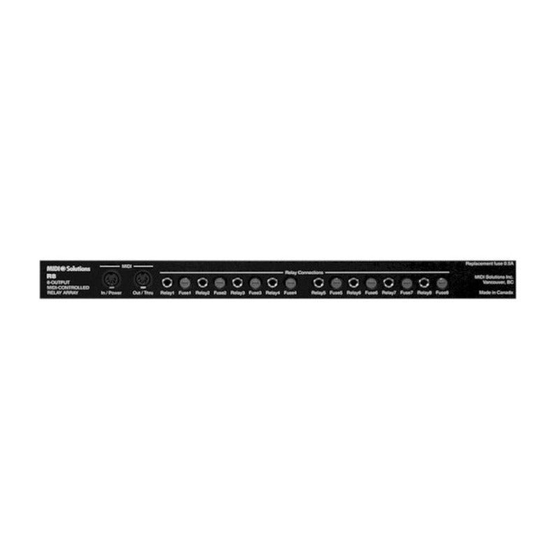 Midi Solutions R8 Relay Array Interfaz Midi  Negro