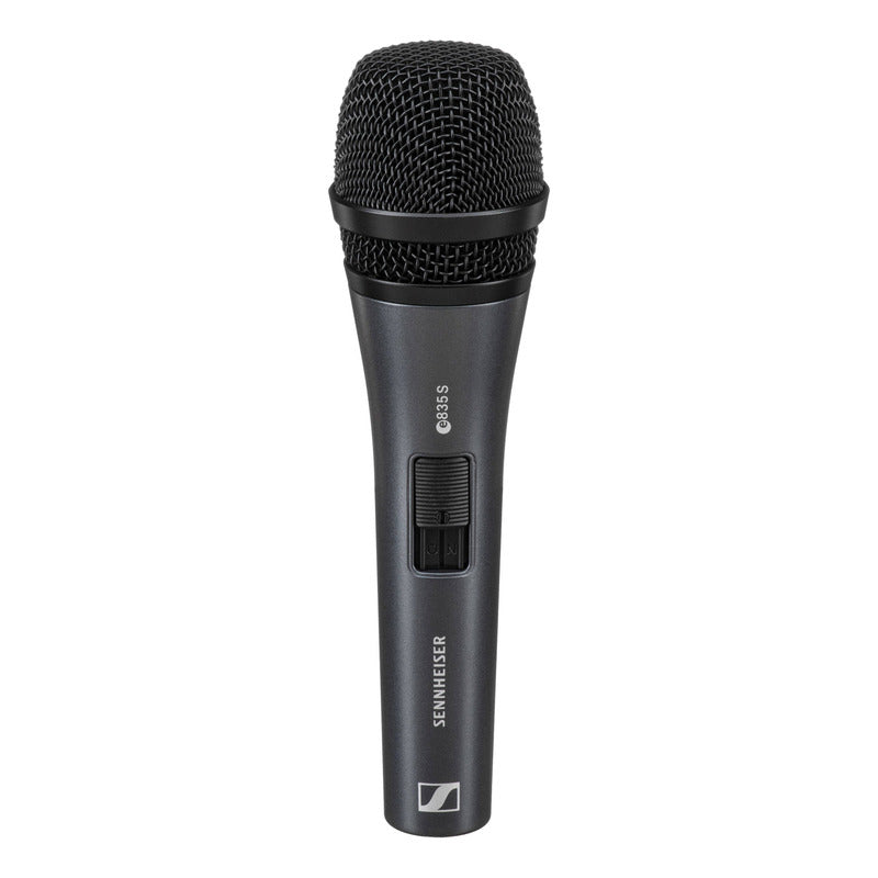 Sennheiser E 835-s Micrófono Dinámico Cardioide De Mano Gris