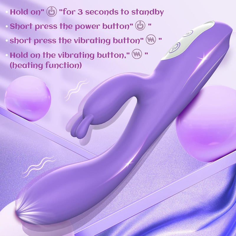 Phanxy Rabbit G Vibrador Spot Con Función De Calefacción