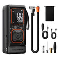 Wolfbox Inflador De Neumáticos 12000mah Y 150psi Compresor Negro